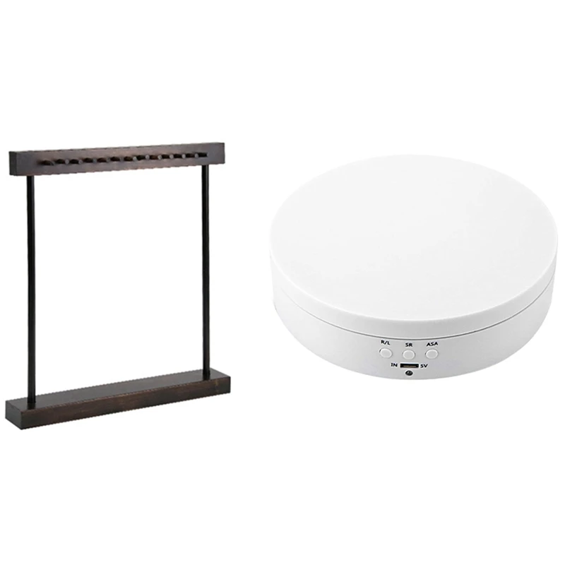 Винтажная подставка для витрины, перезаряжаемый белый витринный стол с 13 крючками, имитация орехового дерева, 1 шт.
Винтажная подставка для витрины, перезаряжаемый белый витринный стол с 13 крючками, имитация орехового дерева, 1 шт.