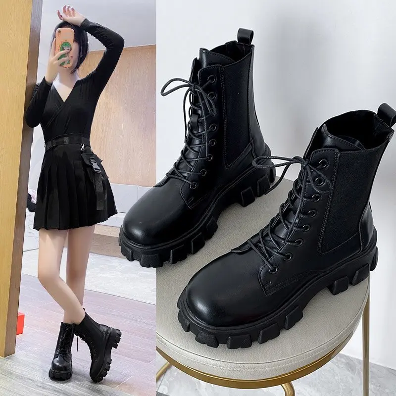 Ankle Round Toe Women Boots Winter Warm Lace-Up Boots Boots Square Heel Zipper Middle Heels Ladies Fashion Black Brown Boot
Ankle Round Toe Women Boots Winter Warm Lace-Up Boots Boots Square Heel Zipper Middle Heels Ladies Fashion Black Brown Boot