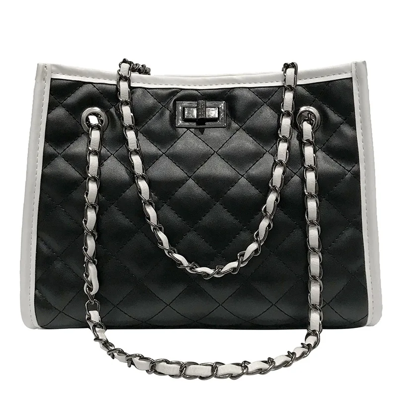 Women's 2021 new urban simple diamond shoulder bag fashion portable messenger bag
Women's 2021 new urban simple diamond shoulder bag fashion portable messenger bag