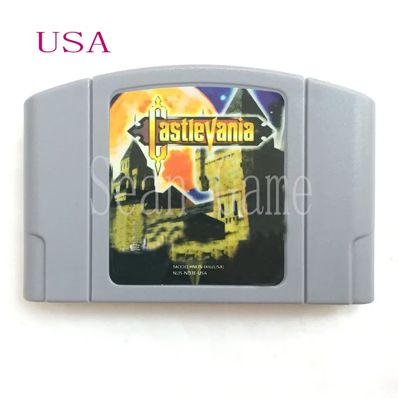 Высокая США NTSC качества обслуживания клиентов картридж Castlevania карты для 64 бит