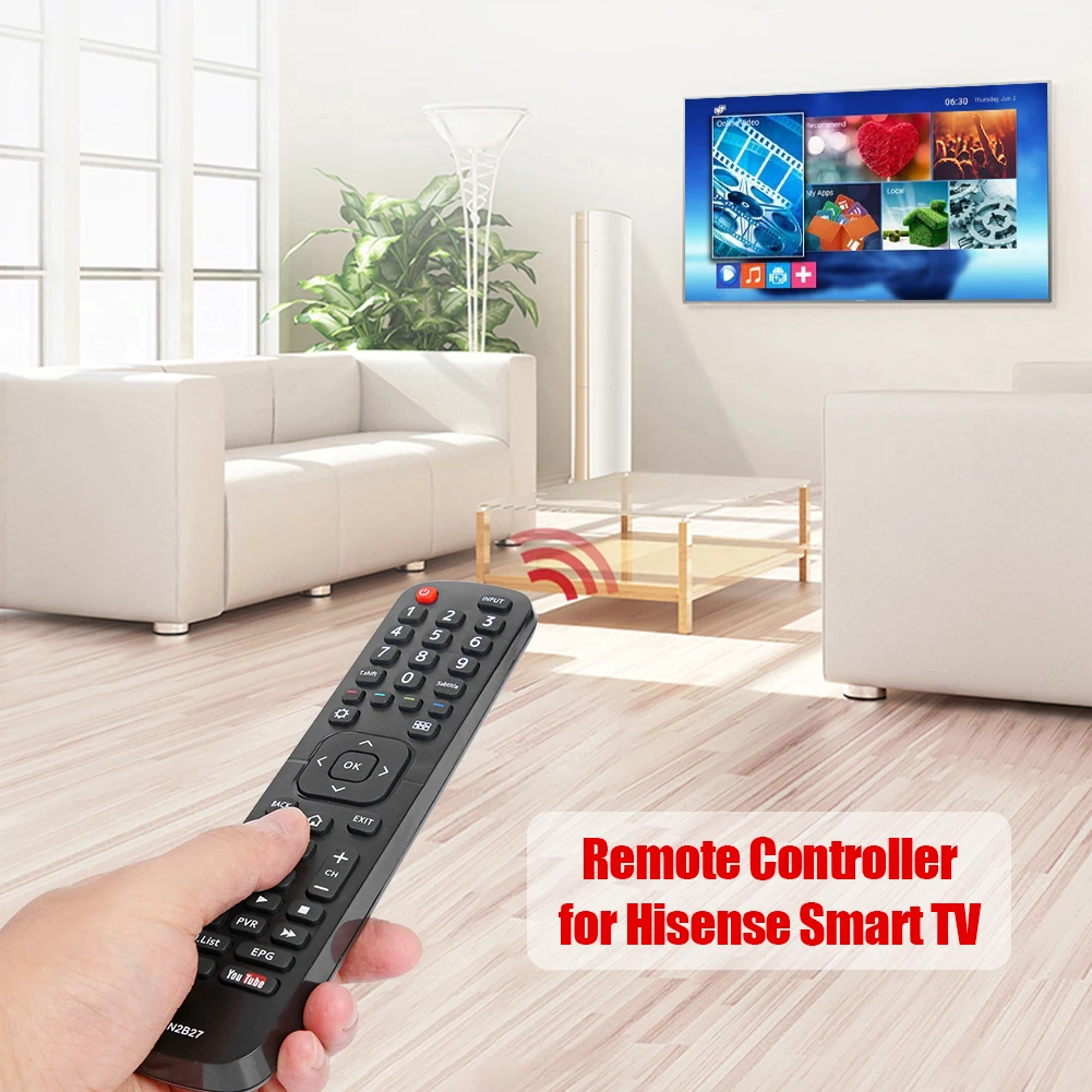 EN2B27 Smart TV Remote Control Replace Switch for Hisense 58N5 65N5 43N6 50N6 Electronic Smart Home Accessories
EN2B27 Smart TV Remote Control Replace Switch for Hisense 58N5 65N5 43N6 50N6 Electronic Smart Home Accessories