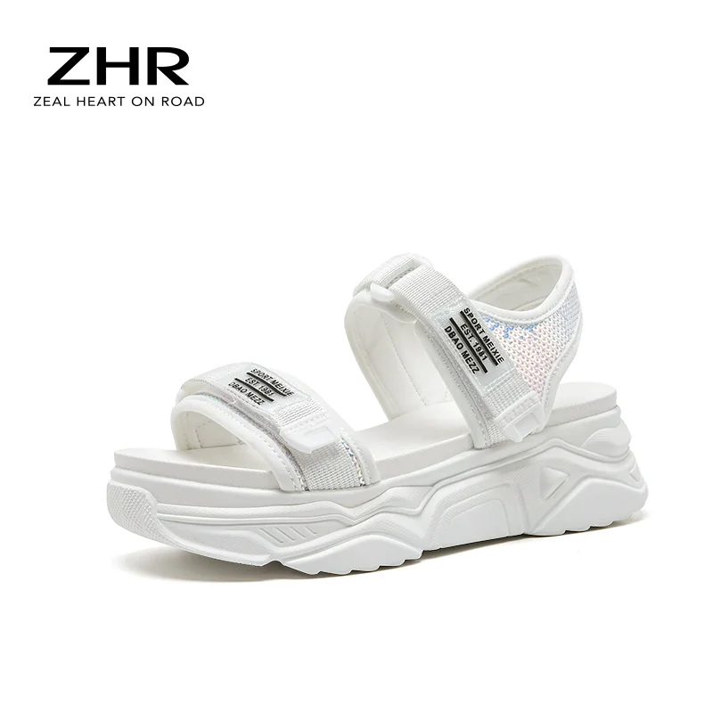 Женские босоножки на платформе ZHR, черные повседневные сандалии на танкетке с мягкой подошвой, лето 2021
Женские босоножки на платформе ZHR, черные повседневные сандалии на танкетке с мягкой подошвой, лето 2021
