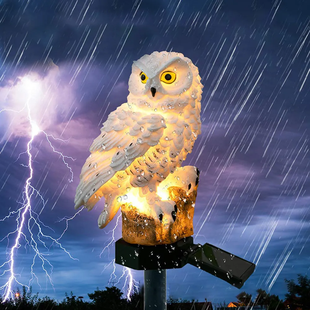 Waterproof Solar Power LED Light Garden Decor Path Yard Lawn Owl Animal Bird Statues Ornament Lamp Outdoor Garden Decoration 
Waterproof Solar Power LED Light Garden Decor Path Yard Lawn Owl Animal Bird Statues Ornament Lamp Outdoor Garden Decoration