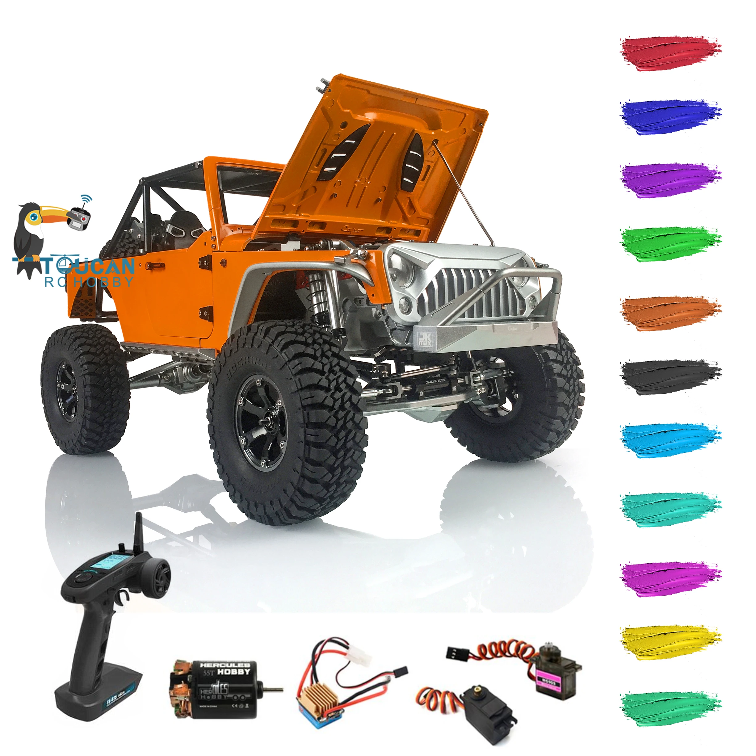 Ограниченная серия Capo Metal 1/8 JKMAX Racing Rock Crawler модель автомобиля окрашенная в сборе с дистанционным управлением игрушки для мальчиков Подарки
Ограниченная серия Capo Metal 1/8 JKMAX Racing Rock Crawler модель автомобиля окрашенная в сборе с дистанционным управлением игрушки для мальчиков Подарки