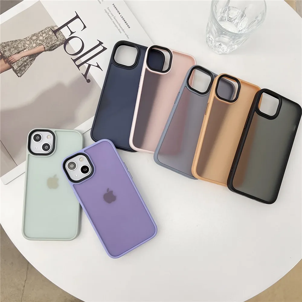 INS Candy Color Transparent Soft Frame Phone Case For iPhone 13 12 11 13PROMAX 12PRO 13PRO Frosted Anti Fall Protective Cover
INS Candy Color Transparent Soft Frame Phone Case For iPhone 13 12 11 13PROMAX 12PRO 13PRO Frosted Anti Fall Protective Cover
