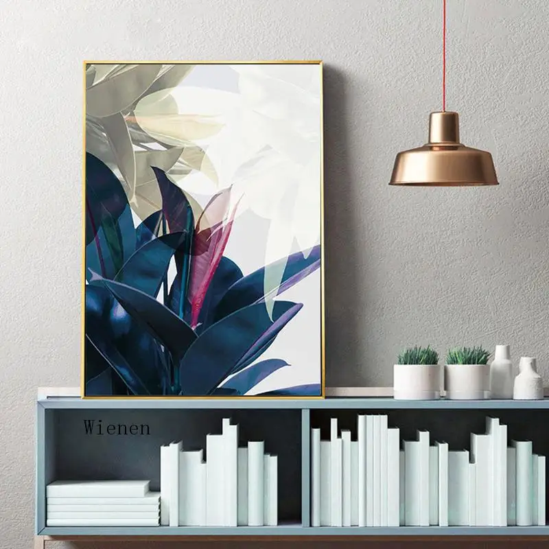 Abstract Dark Blue Leaf Art Posters On The Wall Plant Canvas Painting Leaves Pictures for Home Design Living Room Home Decor
Abstract Dark Blue Leaf Art Posters On The Wall Plant Canvas Painting Leaves Pictures for Home Design Living Room Home Decor