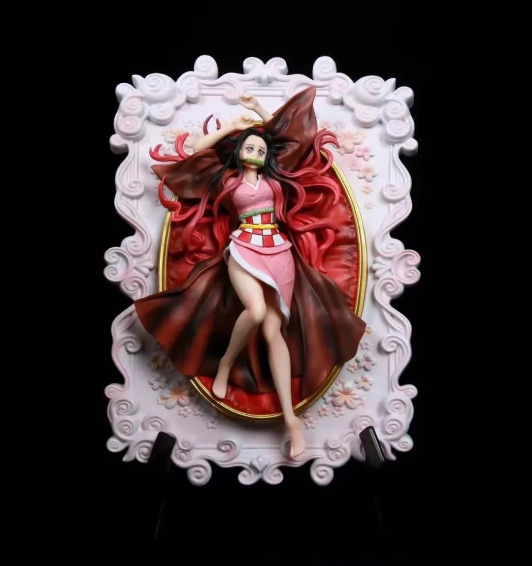 Аниме Сексуальная девушка рассекающая демонов лезвие фоторамка Nezuko 3D настенное украшение в коробке фигурка высота около 33 см
Аниме Сексуальная девушка рассекающая демонов лезвие фоторамка Nezuko 3D настенное украшение в коробке фигурка высота около 33 см