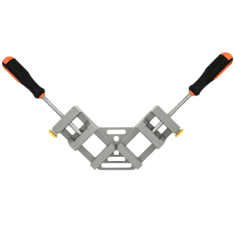 Right Angle Clamp Double Handle 90 Degree Corner Clamp for Woodworking Photo Frame Holder with Adjustable Swing Jaw
Right Angle Clamp Double Handle 90 Degree Corner Clamp for Woodworking Photo Frame Holder with Adjustable Swing Jaw