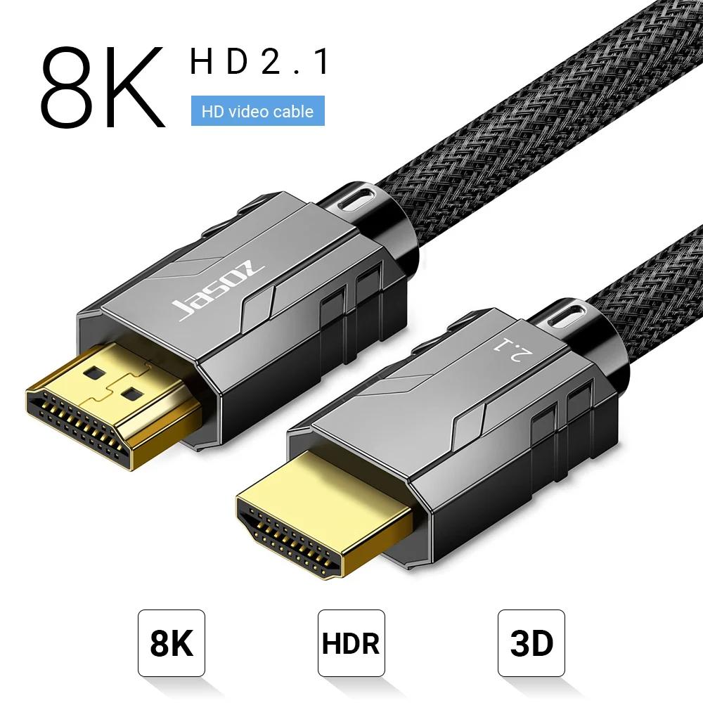 HD Video Cable 8K 60Hz 4K 120Hz HDMI-Compatible 2m Cable 48Gbps 2.1 HDMI-Compatible Adapter for Computer TV
HD Video Cable 8K 60Hz 4K 120Hz HDMI-Compatible 2m Cable 48Gbps 2.1 HDMI-Compatible Adapter for Computer TV