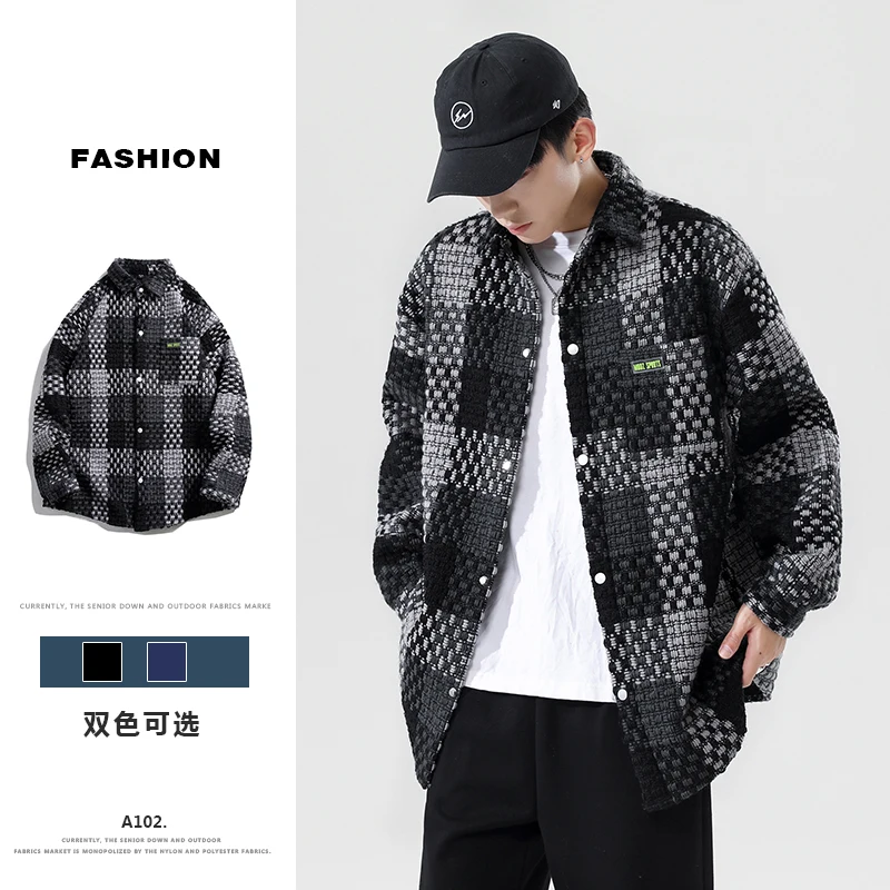 Men Retro Knitted Sweater Coat Autumn Winter Fashion Designer Cardigan Plaid Slim Male Jacket Cotton Casual Knitted Jacket Men
Men Retro Knitted Sweater Coat Autumn Winter Fashion Designer Cardigan Plaid Slim Male Jacket Cotton Casual Knitted Jacket Men
