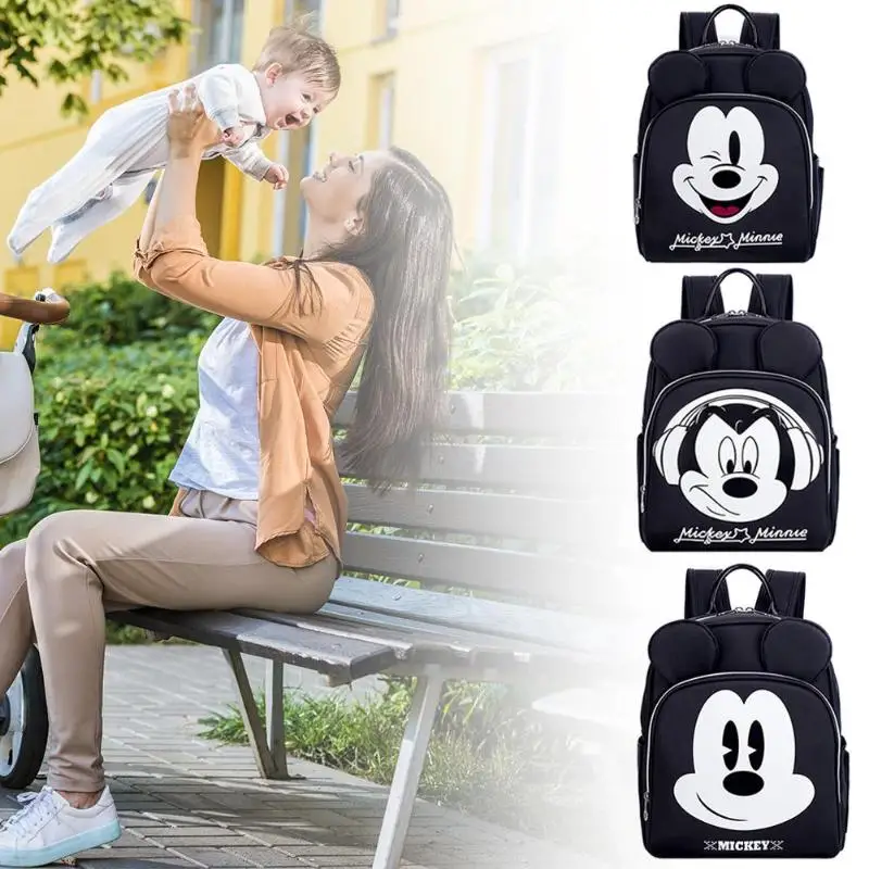 Disney Diaper Bags Mickey Baby Waterproof Zipper Backpack Multi-Function Bag For Moms Stroller Bags Large Capacity Baby Backpack 
Disney Diaper Bags Mickey Baby Waterproof Zipper Backpack Multi-Function Bag For Moms Stroller Bags Large Capacity Baby Backpack