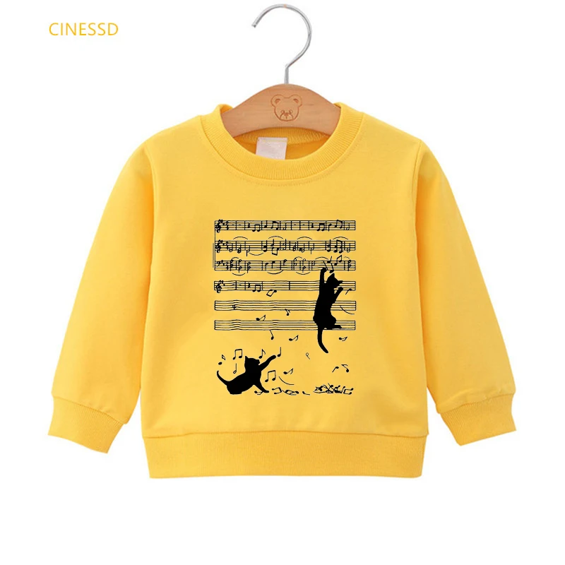 Funny Musical Note Black Cat Print Winter Sweatshirt For Children Hoodies For Teen Girls Boys Clothes Thick Pullovers Fleece Top
Funny Musical Note Black Cat Print Winter Sweatshirt For Children Hoodies For Teen Girls Boys Clothes Thick Pullovers Fleece Top