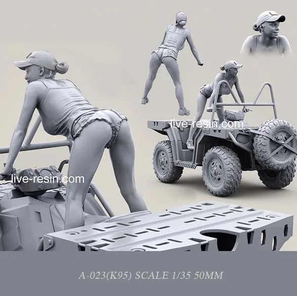 1/35 Resin Kits Modern Terrain Vehicle Beauty Driving Resin Soldier (50mm) Self-assembled A-023
1/35 Resin Kits Modern Terrain Vehicle Beauty Driving Resin Soldier (50mm) Self-assembled A-023