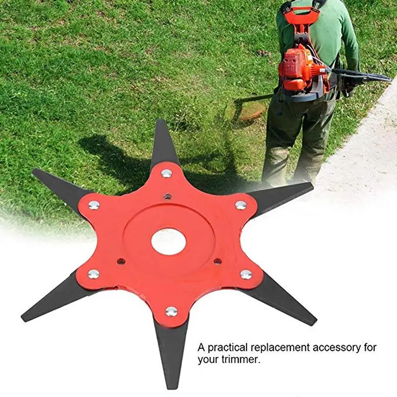 6 Steel Razor Agricultural Use Brush Cutter Head Durable Updated Trimmer Head Grass Trimmer Yard String Trimmers
6 Steel Razor Agricultural Use Brush Cutter Head Durable Updated Trimmer Head Grass Trimmer Yard String Trimmers