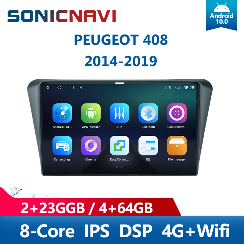 SONICnavi Car Radio For PEUGEOT 408 2014-2019 Multimedia Player Android10.0 GPS Bluetooth 4G Wifi DSP Carplay Stereo Receiver
SONICnavi Car Radio For PEUGEOT 408 2014-2019 Multimedia Player Android10.0 GPS Bluetooth 4G Wifi DSP Carplay Stereo Receiver