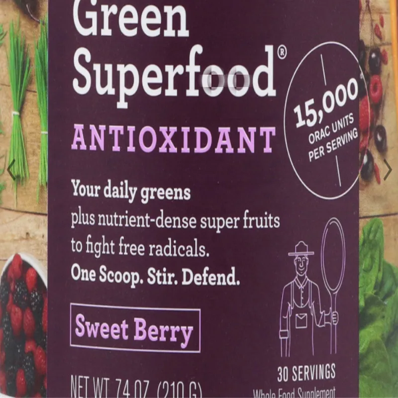 Natural Energy Promotes Detox Helps Alkalize Antioxidants Sweet Berries, 7.4oz (210g)
Natural Energy Promotes Detox Helps Alkalize Antioxidants Sweet Berries, 7.4oz (210g)