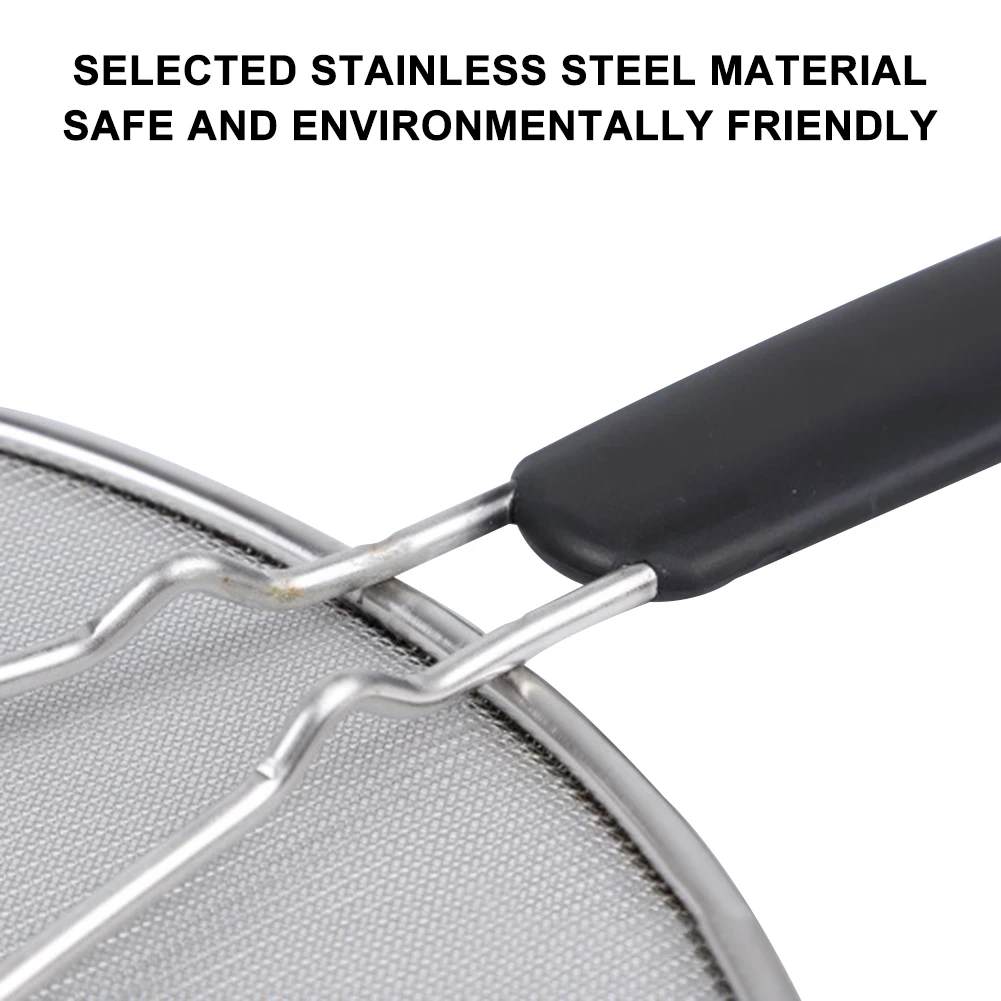 13" Splatter Screen for Fry Pans Stainless Steel Grease Screen Splatter Guard for Kitchen 
13" Splatter Screen for Fry Pans Stainless Steel Grease Screen Splatter Guard for Kitchen