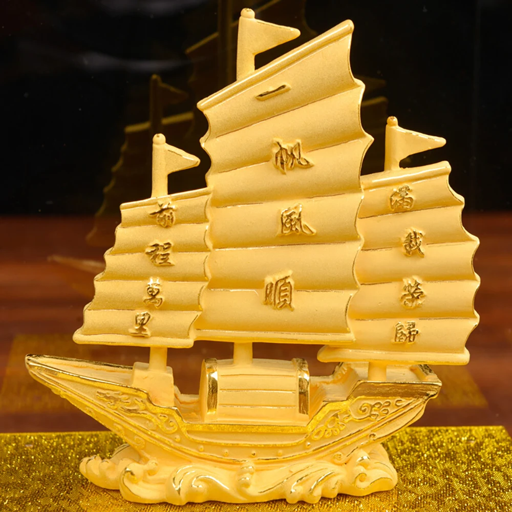 Chinese Style Lucky Smooth Sailing Boat Art Sculpture Home Decorations Housewarming Craft Office Decor Accessories Opening Gifts
Chinese Style Lucky Smooth Sailing Boat Art Sculpture Home Decorations Housewarming Craft Office Decor Accessories Opening Gifts
