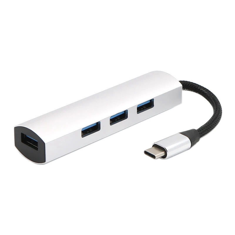 USB C Hub Portable 4 in 1 Type-C Hub 4 Port Hub, Suitable for Tablet, Game Console, iPad Pro, Laptop
USB C Hub Portable 4 in 1 Type-C Hub 4 Port Hub, Suitable for Tablet, Game Console, iPad Pro, Laptop