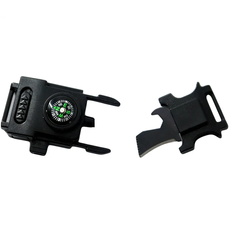 Plastic 550 Paracord Bracelet Survive Tools Survival Whistle Buckle Multifunction Paracord Bracelet Buckle With LED Light 1 PCS
Plastic 550 Paracord Bracelet Survive Tools Survival Whistle Buckle Multifunction Paracord Bracelet Buckle With LED Light 1 PCS