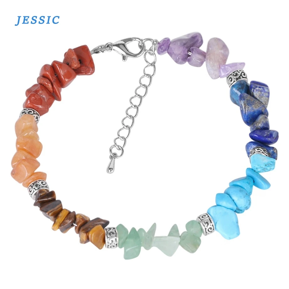 Fashion Elegant Lotus Colorful 7 Chakra Yoga Bracelet Healing Balance Beads Reiki Natural Stones Bracelet Women New Hot Jewelry
Fashion Elegant Lotus Colorful 7 Chakra Yoga Bracelet Healing Balance Beads Reiki Natural Stones Bracelet Women New Hot Jewelry