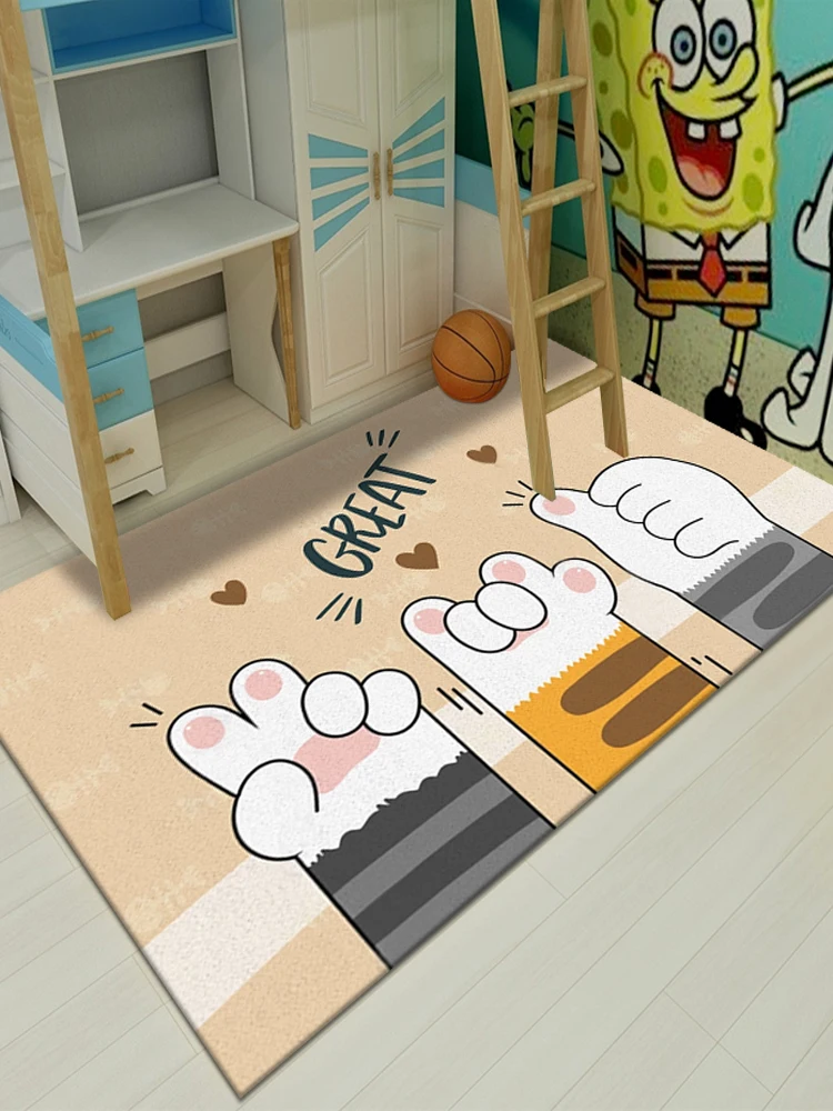 Cartoon Carpet Living Room Bedroom End Table Cute Floor Mat Household Disposable Sofa Bedside Blanket Children's Room
Cartoon Carpet Living Room Bedroom End Table Cute Floor Mat Household Disposable Sofa Bedside Blanket Children's Room