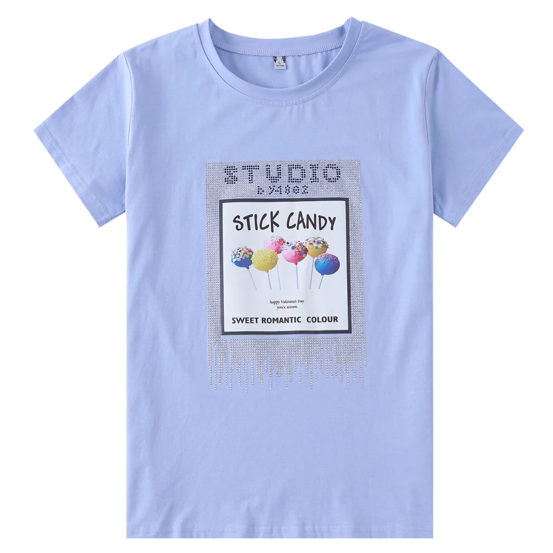 Summer T Shirt Women Short Sleeve Tops Tee Female Casual TShirt Cotton Print Balloon White T-ShirtLady Fashion #T38
Summer T Shirt Women Short Sleeve Tops Tee Female Casual TShirt Cotton Print Balloon White T-ShirtLady Fashion #T38