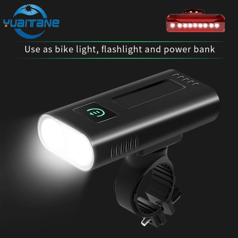 5200mAh Powerful Bicycle Light Front L2/T6 LED USB Rechargeable Bike Light As Power Bank IPX5 Waterproof MTB Cycling Flashlight
5200mAh Powerful Bicycle Light Front L2/T6 LED USB Rechargeable Bike Light As Power Bank IPX5 Waterproof MTB Cycling Flashlight