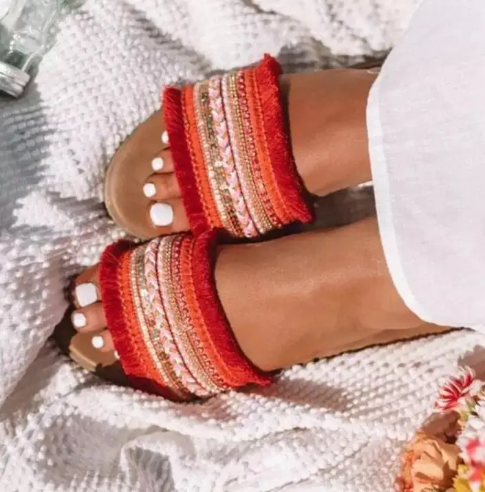 New Women Slippers Summer New Rome Retro Sandals Flat Casual Shoes Female Slip on Slides Woman Shoes Plus Size Sandalias Mujer
New Women Slippers Summer New Rome Retro Sandals Flat Casual Shoes Female Slip on Slides Woman Shoes Plus Size Sandalias Mujer
