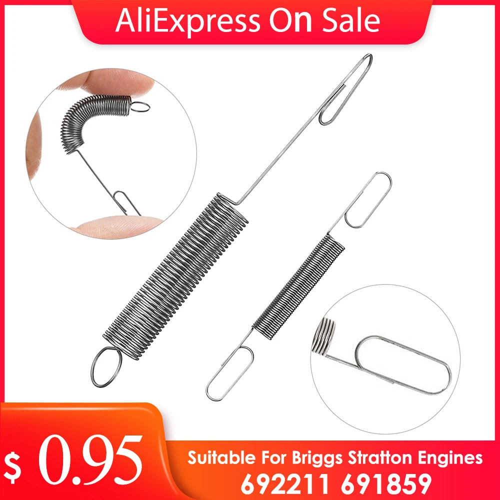 2 шт., пружины регулятора для двигателей Briggs Stratton 692211 691859, запчасти для газонокосилки
2 шт., пружины регулятора для двигателей Briggs Stratton 692211 691859, запчасти для газонокосилки