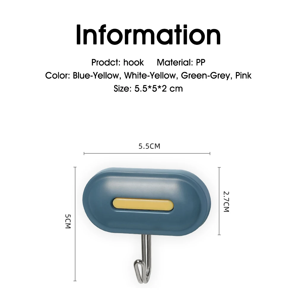 8Pcs Wall Hook Self Adhesive Coat Hook Punch Free Wall Mounted Multifunction Hook for Kitchen Bathroom Shower Office Dropship
8Pcs Wall Hook Self Adhesive Coat Hook Punch Free Wall Mounted Multifunction Hook for Kitchen Bathroom Shower Office Dropship