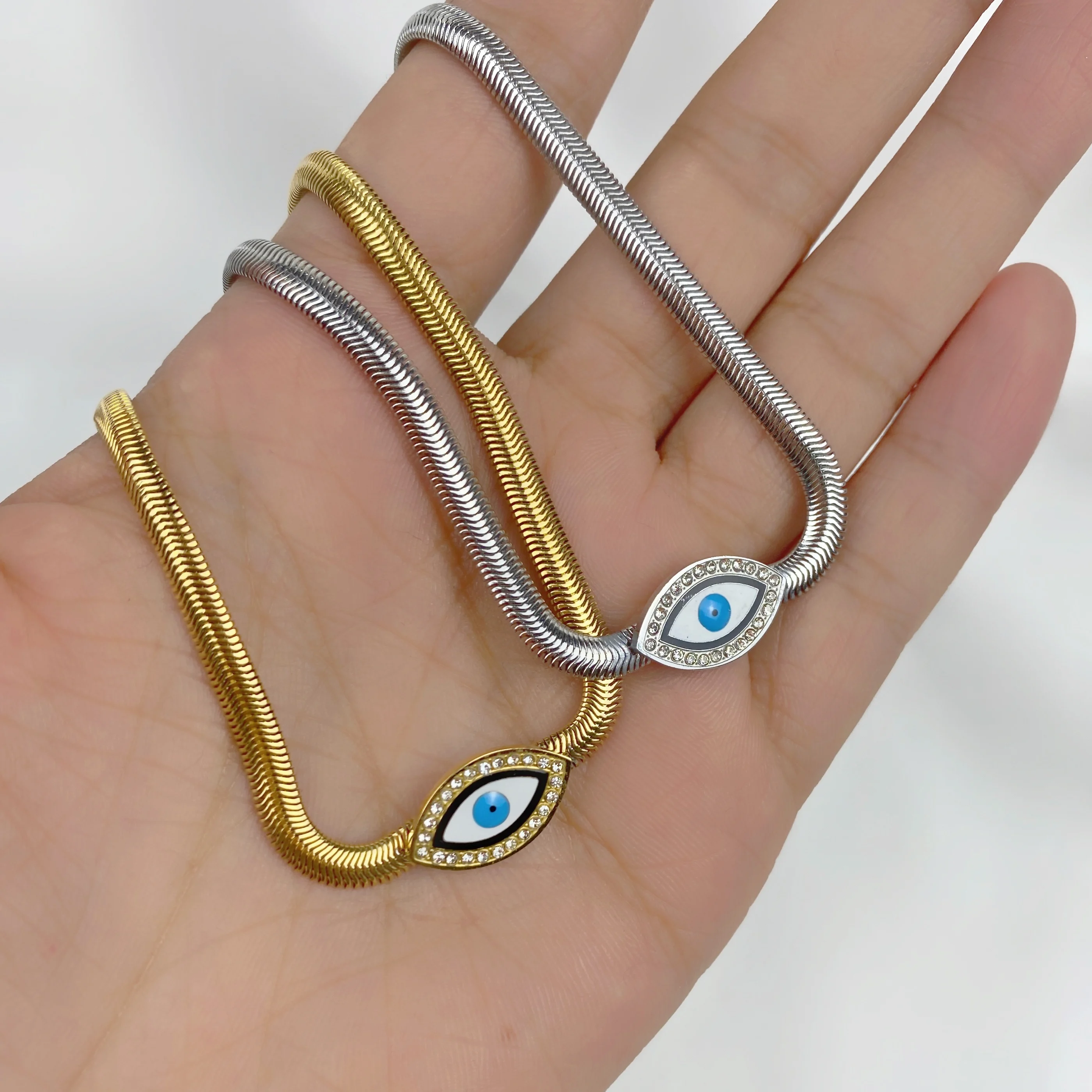 Blue Evil Eye Stainless Steel Necklace Pendants For Women Evil Eye Necklace Jewelry Accessories
Blue Evil Eye Stainless Steel Necklace Pendants For Women Evil Eye Necklace Jewelry Accessories