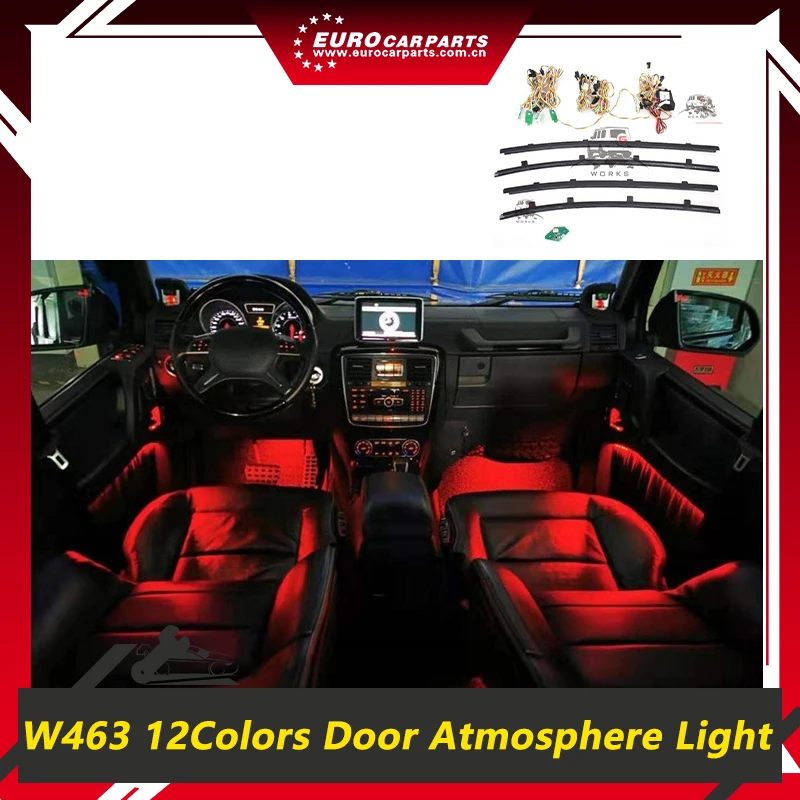 W463 Gclass G500 G550 G350d G63 G65 Door Ambient Light 1990-2018Year G-Class Interior Door ambient LED with 12 Colors
W463 Gclass G500 G550 G350d G63 G65 Door Ambient Light 1990-2018Year G-Class Interior Door ambient LED with 12 Colors