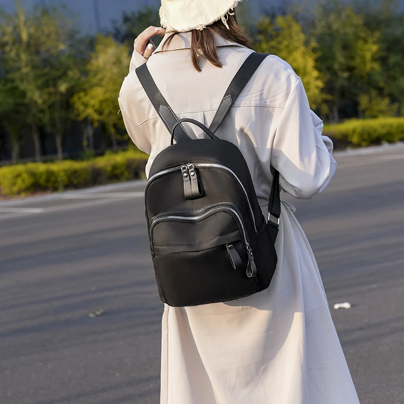 Korean Style Street Casual Black Red Blue Color Women Backpacks Ladies Soft Oxford Anti Theft Backpack Girls Mochila Feminina
Korean Style Street Casual Black Red Blue Color Women Backpacks Ladies Soft Oxford Anti Theft Backpack Girls Mochila Feminina