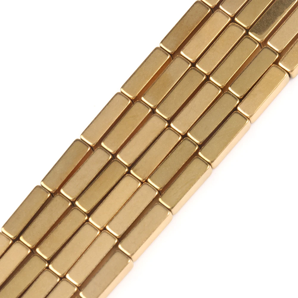 Wholesale Color Retention Gold Color Hematite Beads Natural Stone for Jewelry Making Loose Spacer Rectangle Beads DIY
Wholesale Color Retention Gold Color Hematite Beads Natural Stone for Jewelry Making Loose Spacer Rectangle Beads DIY