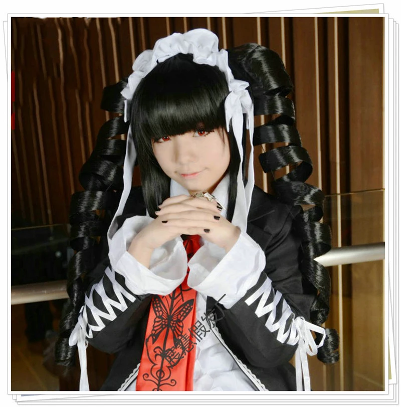 Danganronpa Celestia Ludenberg Wig Cosplay Costume Black Spiral Curl Long Synthetic Hair Wigs+ Wig Cap
Danganronpa Celestia Ludenberg Wig Cosplay Costume Black Spiral Curl Long Synthetic Hair Wigs+ Wig Cap