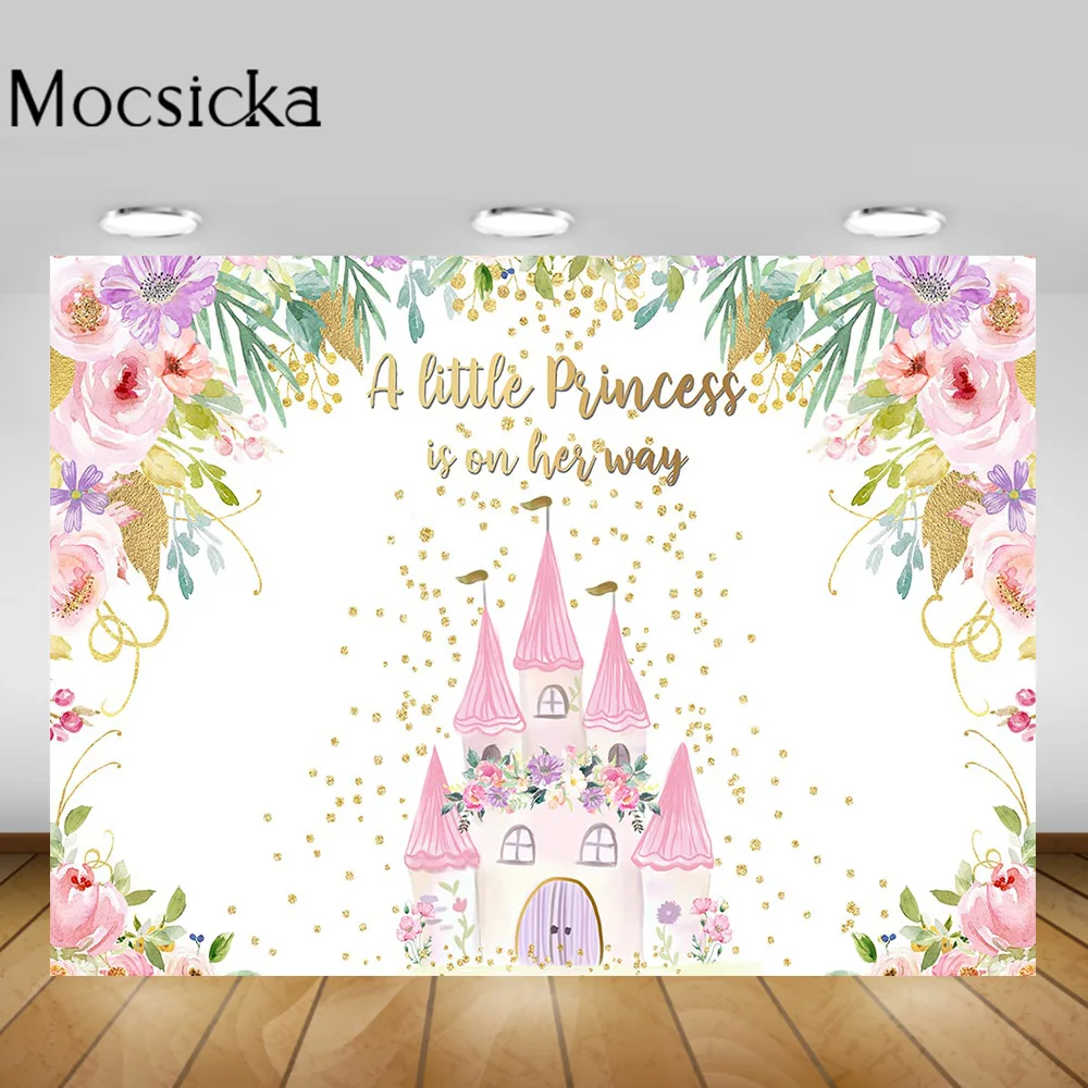 Mocsicka фон для фотосъемки маленькой принцессы с изображением розового замка с цветочным рисунком для фотостудии золотые в горошек
Mocsicka фон для фотосъемки маленькой принцессы с изображением розового замка с цветочным рисунком для фотостудии золотые в горошек