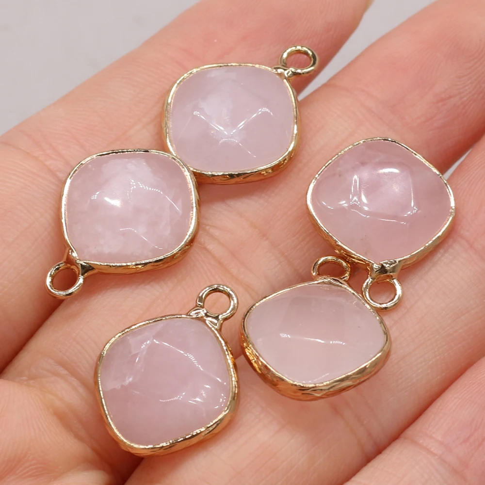 Natural Semi-precious Stones Pendant Rose Quartz Circle Gilded Edge DIY for Jewelry Making Necklaces Accessories Gift
Natural Semi-precious Stones Pendant Rose Quartz Circle Gilded Edge DIY for Jewelry Making Necklaces Accessories Gift