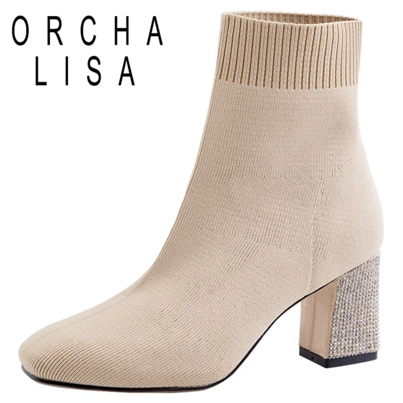 ORCHA LISA/женские Стрейчевые ботильоны с острым носком; Сезон осень-зима на каблуке 7 см с квадратным каблуком вязанная шерстяная обувь с блестк...
ORCHA LISA/женские Стрейчевые ботильоны с острым носком; Сезон осень-зима на каблуке 7 см с квадратным каблуком вязанная шерстяная обувь с блестк...