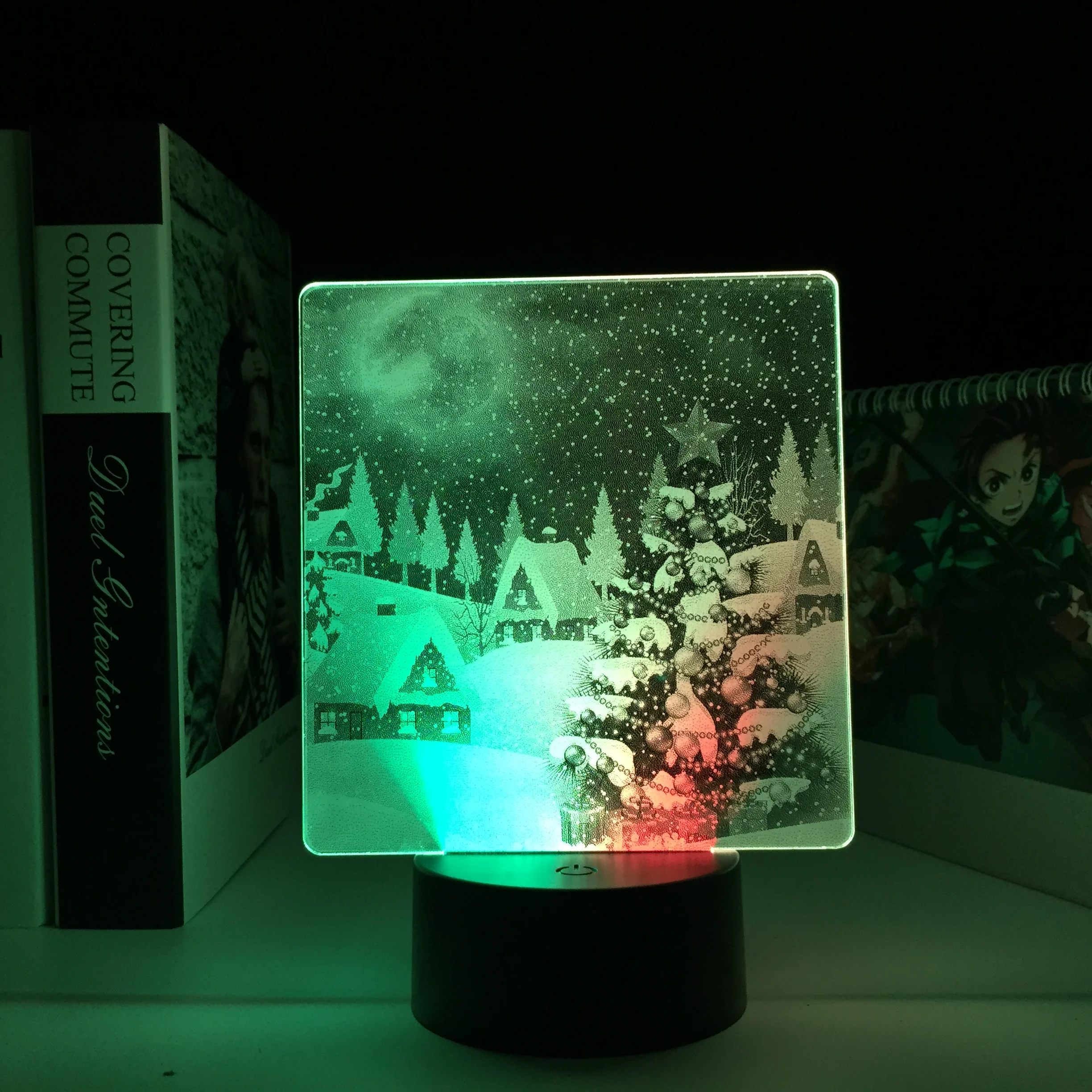 Christmas Snow Scene Colorful Two Tone Light 3d LED Night Light for Christmas Style Bedroom Decor Gift Lamp Party Atmosphere
Christmas Snow Scene Colorful Two Tone Light 3d LED Night Light for Christmas Style Bedroom Decor Gift Lamp Party Atmosphere