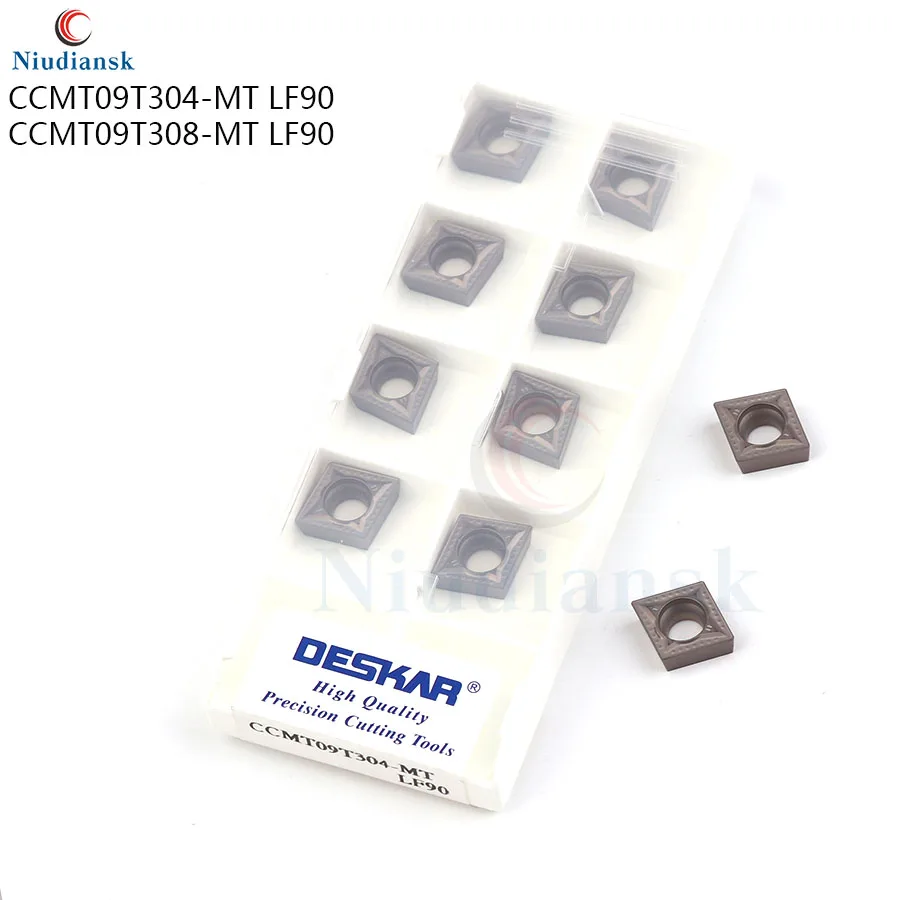 10 шт. Cermet insert CCMT09T304 CCMT09T308 MT LF90 внешний токарный инструмент твердосплавная вставка