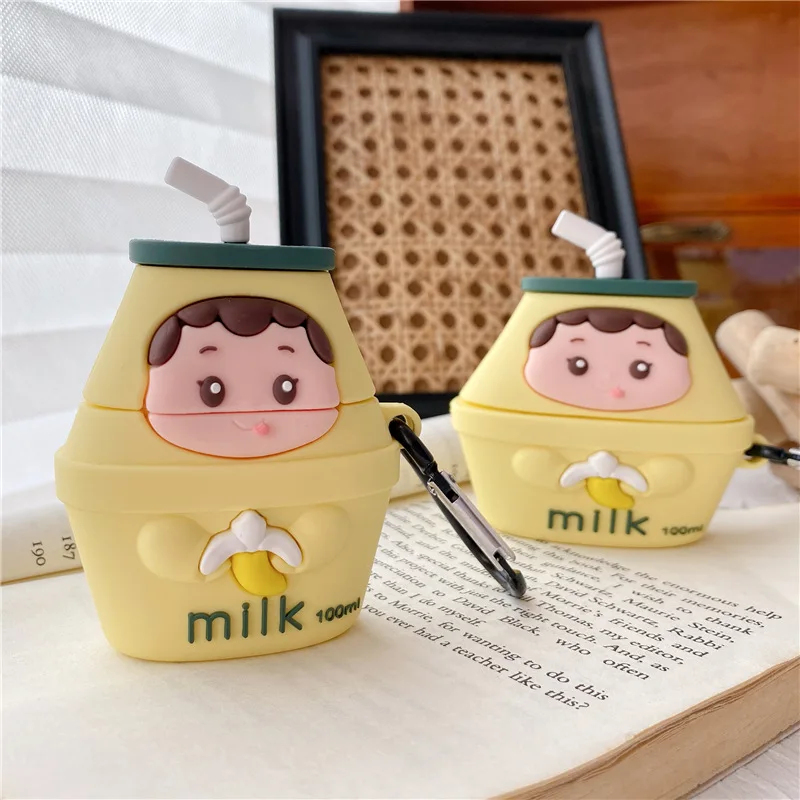 Banana Milk Drink Cute Cartoon 3D Case For Airpods 1 2 Pro Silicone Soft Protector Cover Bluetooth Wireless Headphone Box
Banana Milk Drink Cute Cartoon 3D Case For Airpods 1 2 Pro Silicone Soft Protector Cover Bluetooth Wireless Headphone Box
