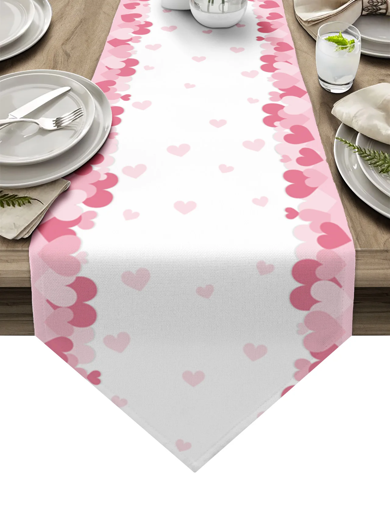 Valentine'S Day Pink Love Table Runner Wedding Decoration Tablecloth Coffee Dining Table Decor Table Runner
Valentine'S Day Pink Love Table Runner Wedding Decoration Tablecloth Coffee Dining Table Decor Table Runner