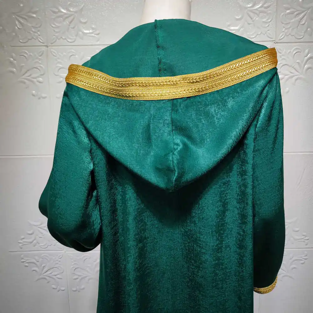 Md 2021 for woman marocain turquoise fashion dressed in hood kimono 
Md 2021 for woman marocain turquoise fashion dressed in hood kimono
