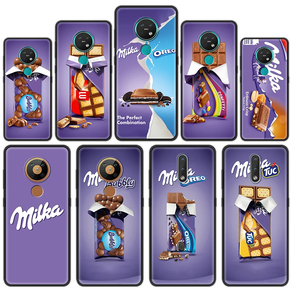 Soft Phone Cover Case for Nokia 2.2 2.3 3.2 4.2 7.2 1.3 5.3 2.4 3.4 C3 1.4 5.4 C10 C20 X20 Luxury Shell Chocolate Milka
Soft Phone Cover Case for Nokia 2.2 2.3 3.2 4.2 7.2 1.3 5.3 2.4 3.4 C3 1.4 5.4 C10 C20 X20 Luxury Shell Chocolate Milka