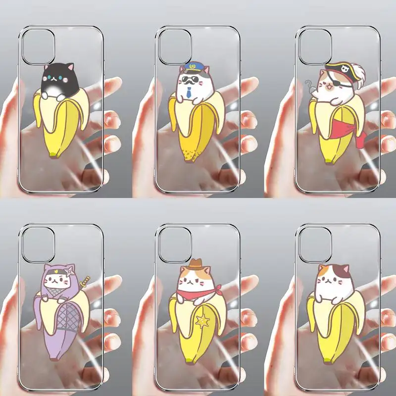 Cute Cartoon cat dog Finger Funny Banana Phone Case Transparent for iPhone Samsung A S 11 12 6 7 8 9 30 Pro X Max XR Plus lite
Cute Cartoon cat dog Finger Funny Banana Phone Case Transparent for iPhone Samsung A S 11 12 6 7 8 9 30 Pro X Max XR Plus lite