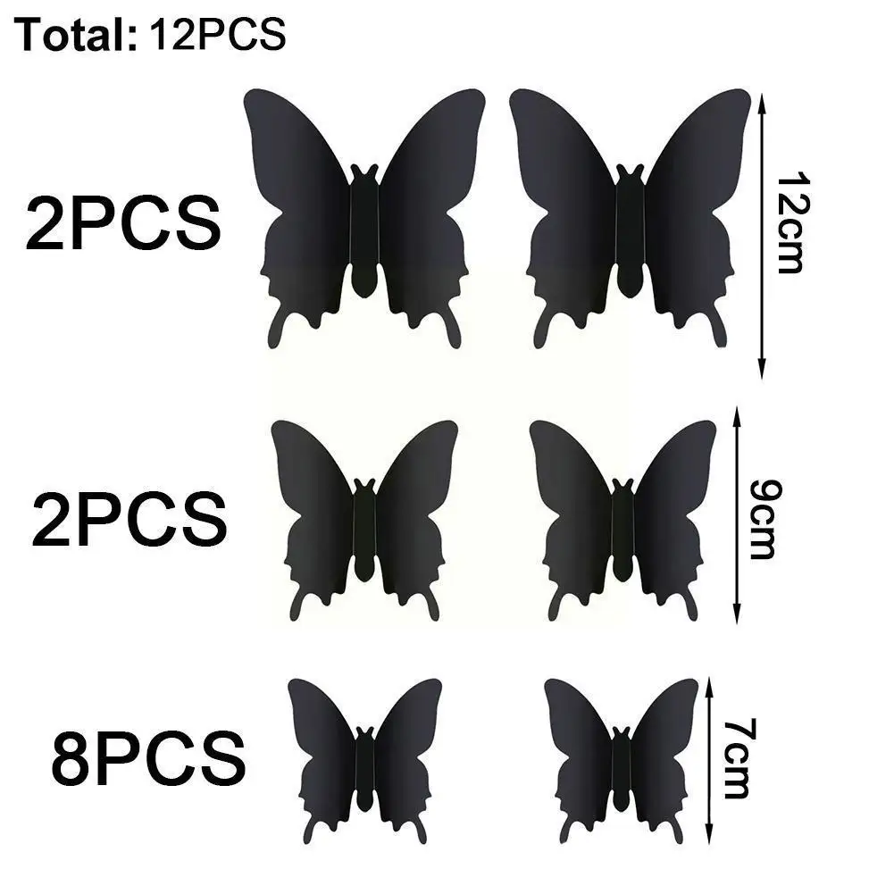 12pcs/Set Wall Stickers Decoration 3D Butterfly Stickers Decoration Art PVC Sticker Kitchen Living DIY Cartoon Bedroom Home G9A7
12pcs/Set Wall Stickers Decoration 3D Butterfly Stickers Decoration Art PVC Sticker Kitchen Living DIY Cartoon Bedroom Home G9A7