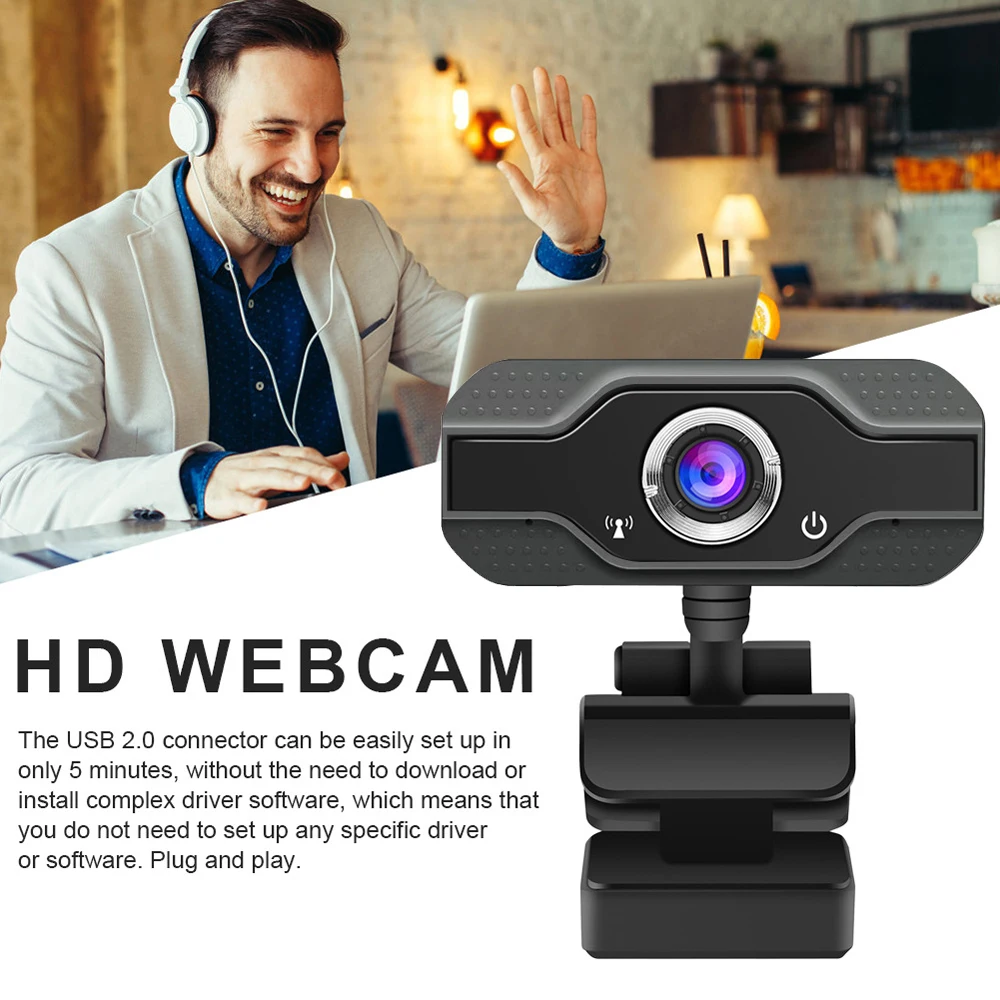Multifunctional Mini High Definition USB Webcam Built-in 8 Meters Noise Reduction Microphone 1080P Computer Camera 360 Degrees
Multifunctional Mini High Definition USB Webcam Built-in 8 Meters Noise Reduction Microphone 1080P Computer Camera 360 Degrees
