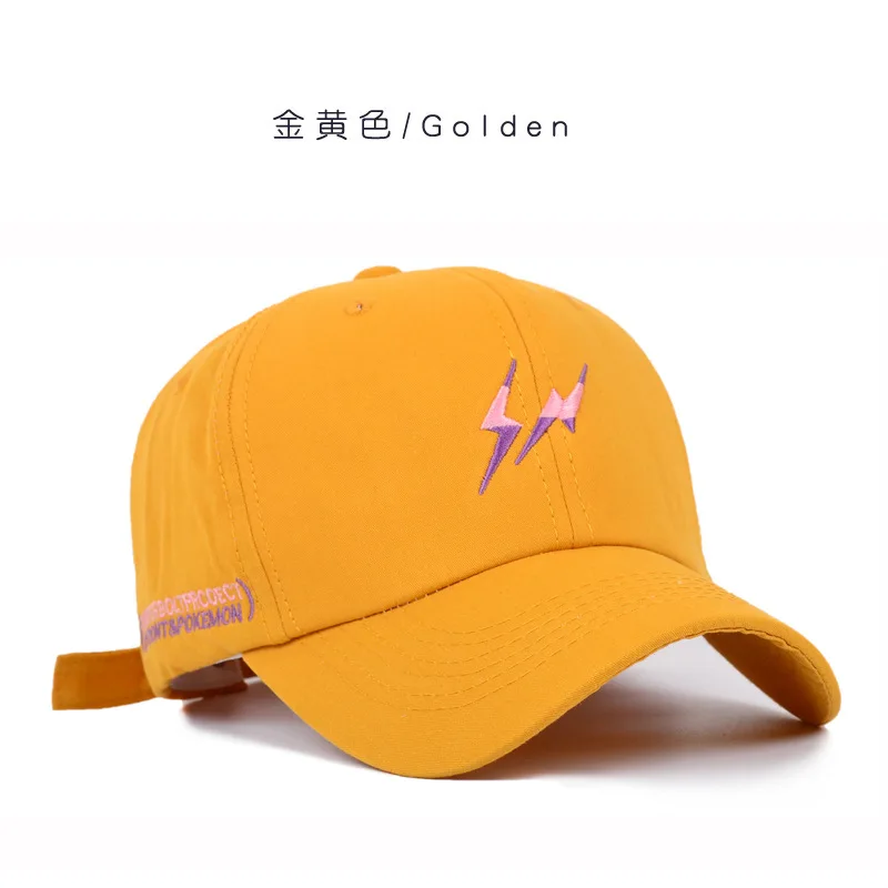 2020 Lightning Embroidery Cotton Casquette Baseball Cap Adjustable Snapback Hats for Men and Women 195
2020 Lightning Embroidery Cotton Casquette Baseball Cap Adjustable Snapback Hats for Men and Women 195