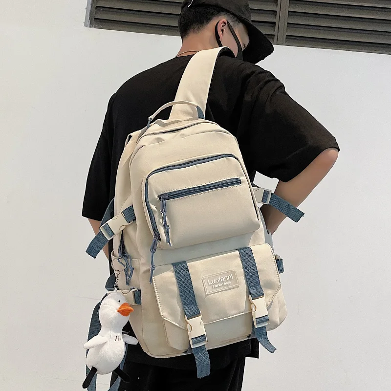 Unisex Large Capacity Student Backpack Korean Japanese Boys Girls Multilayer Schoolbag Waterproof Pure Color Computer Travel Bag
Unisex Large Capacity Student Backpack Korean Japanese Boys Girls Multilayer Schoolbag Waterproof Pure Color Computer Travel Bag